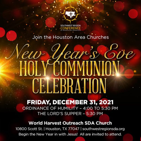 Houston Churches New Years Eve Holy Communion Celebration